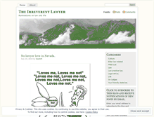 Tablet Screenshot of lawmrh.wordpress.com