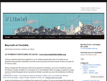 Tablet Screenshot of libalel.wordpress.com