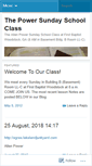 Mobile Screenshot of powerclass.wordpress.com
