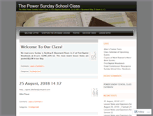 Tablet Screenshot of powerclass.wordpress.com