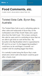 Mobile Screenshot of foodcomments.wordpress.com