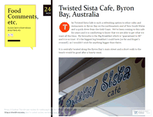 Tablet Screenshot of foodcomments.wordpress.com