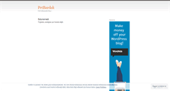 Desktop Screenshot of petbardak.wordpress.com