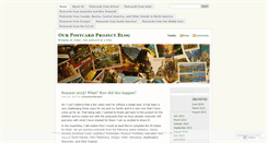 Desktop Screenshot of ourpostcardproject.wordpress.com