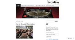 Desktop Screenshot of katysblog.wordpress.com