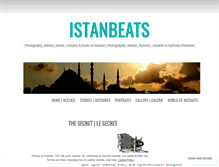 Tablet Screenshot of istanbeats.wordpress.com