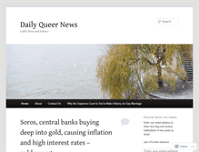 Tablet Screenshot of dailyqueernews.wordpress.com