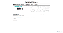 Desktop Screenshot of davidstea.wordpress.com
