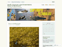 Tablet Screenshot of captainsstarblog.wordpress.com
