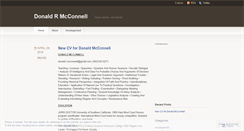 Desktop Screenshot of donaldrmcconnell.wordpress.com