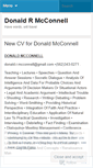 Mobile Screenshot of donaldrmcconnell.wordpress.com