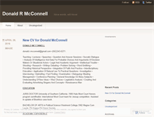 Tablet Screenshot of donaldrmcconnell.wordpress.com