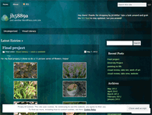 Tablet Screenshot of jh5889a.wordpress.com