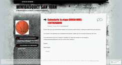 Desktop Screenshot of minibasquetsanjuan.wordpress.com