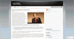 Desktop Screenshot of coalweekly.wordpress.com