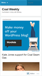 Mobile Screenshot of coalweekly.wordpress.com
