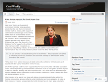 Tablet Screenshot of coalweekly.wordpress.com