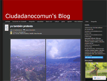 Tablet Screenshot of ciudadanocomun.wordpress.com