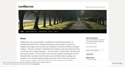 Desktop Screenshot of our49acres.wordpress.com