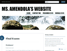 Tablet Screenshot of amendolac.wordpress.com