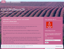 Tablet Screenshot of gigiwellness28.wordpress.com