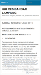 Mobile Screenshot of hkiresortbandarlampung.wordpress.com