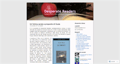 Desktop Screenshot of desperatereaders.wordpress.com