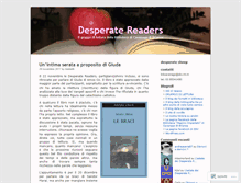 Tablet Screenshot of desperatereaders.wordpress.com