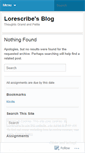 Mobile Screenshot of lorescribe.wordpress.com