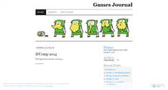 Desktop Screenshot of gamesjournal.wordpress.com