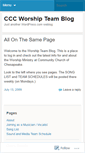 Mobile Screenshot of ccconfire.wordpress.com