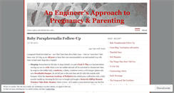 Desktop Screenshot of engineersapproachtoparenting.wordpress.com