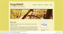 Desktop Screenshot of bogofdebt.wordpress.com