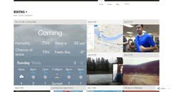 Desktop Screenshot of bikingbabe.wordpress.com