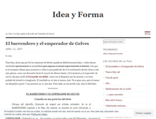 Tablet Screenshot of ideayforma.wordpress.com