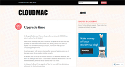 Desktop Screenshot of cloudmac.wordpress.com
