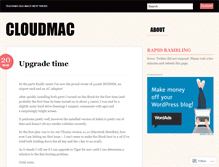 Tablet Screenshot of cloudmac.wordpress.com