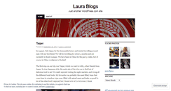 Desktop Screenshot of laurabvhughes.wordpress.com