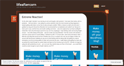 Desktop Screenshot of lifeaftercorn.wordpress.com