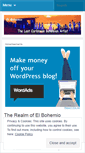 Mobile Screenshot of elbohemio.wordpress.com