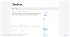 Desktop Screenshot of narmathabala.wordpress.com