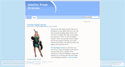Desktop Screenshot of ghettopromdresses.wordpress.com