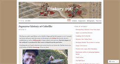 Desktop Screenshot of history19c.wordpress.com