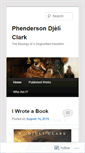 Mobile Screenshot of pdjeliclark.wordpress.com