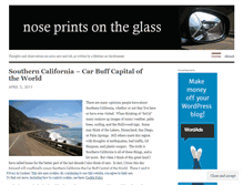 Tablet Screenshot of noseprintsontheglass.wordpress.com