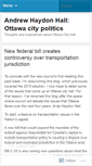 Mobile Screenshot of ottawacityhall.wordpress.com