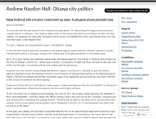 Tablet Screenshot of ottawacityhall.wordpress.com