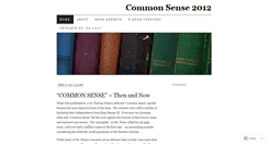 Desktop Screenshot of commonsense2012online.wordpress.com