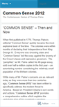 Mobile Screenshot of commonsense2012online.wordpress.com