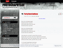 Tablet Screenshot of photographygue.wordpress.com
